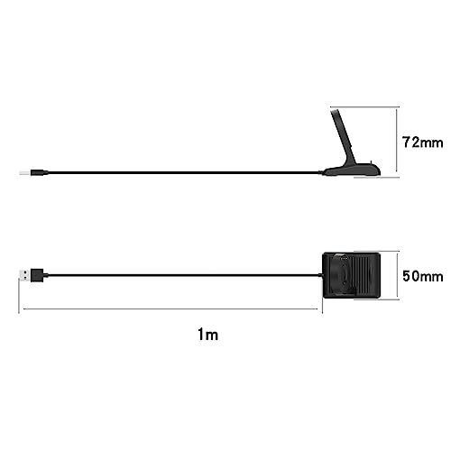 Elevate Your Ticwatch Pro X Charging with AWADUO’s USB Magnetic Charging Cable – 1 m (3.3 ft) Replacement Stand for Rapid, Secure Power Delivery and Enhanced Compatibility – Essential Smartwatch Accessory for Effortless Connectivity and Durability