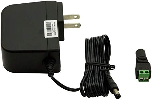12 V 5 A UL Listed Power Supply with 4-Way Splitter Pigtail Cable – Ultimate Adapter for CCTV Surveillance and LED Lighting Solutions – Reliable Performance & Enhanced Device Compatibility for Security Systems