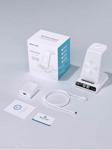 Ultimate 3-in-1 Wireless Charger for Samsung Devices – Fast Charging Station for Galaxy S24 Ultra, S23 Ultra, Z Flip 5, Fold 5, Galaxy Buds & Watch 6/5/4/3 – Effortless Compatibility & Sleek Design for Modern Living