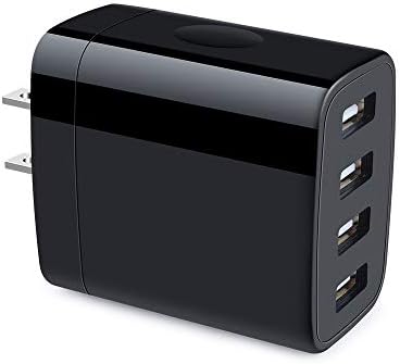 Ultra-Fast Multi-Port USB Charger for i Phone 16 & Samsung Galaxy – 4.8 A Power Adapter Wall Plug for Rapid Device Charging – Compact Cube Design with Enhanced Safety Features for Home & Travel Use