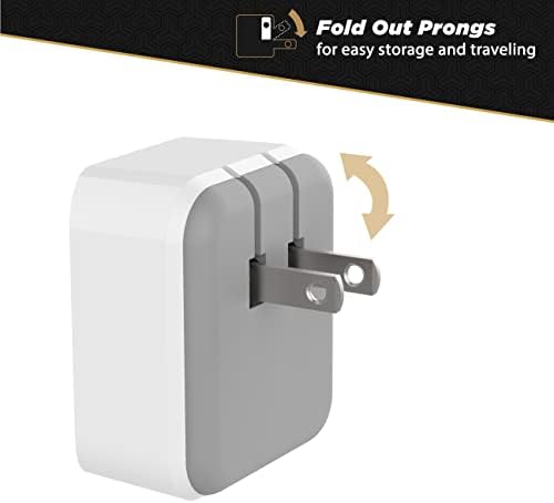 Scosche HPDC60 Powervolt 60 W USB Type-C Wall Quick Charger – Ultra-Fast Power Delivery 3.0 Adapter for Phones, Tablets & More – Compact Travel-Friendly Design in White – Reliable Overcharge Protection & Universal Compatibility