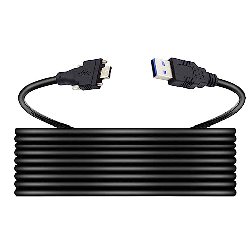 Experience Unmatched Data Transfer with xiwai 5-Meter USB 3.1 Type-C Dual Screws Locking Cable – Perfect for Camera Recorders & Enhanced Device Compatibility – High-Speed USB 3.0 Connectivity for Professionals and Enthusiasts