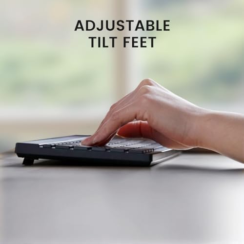 Elevate Your Typing Experience with the Perixx PERIBOARD-326 Wired Mini Backlit USB Keyboard – Compact Design, Low Profile Keys, and Adjustable Lighting for Optimal Comfort and Productivity at Home or On-the-Go