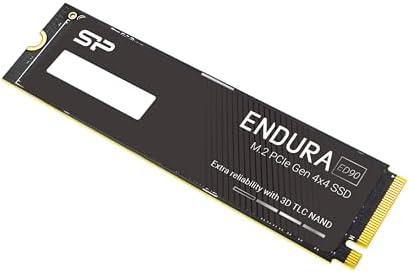 Elevate Your Computing Experience with Silicon Power 500 GB UD90 NVMe 4.0 Gen4 PCIe M.2 SSD – Lightning-Fast Read/Write Speeds of 5,000/2,700 MB/s for Gamers and Creators – Compact, Reliable Storage Solution with Superior Compatibility for All Devices