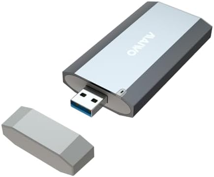 Maximize Your Storage with MAIWO USB 3.0 m SATA SSD Enclosure – Fast 5 Gbps Data Transfer, No-Cable Design, UASP & Trim Support, Lightweight Aluminium Case for 2 TB Capacity – Ideal Portable Solution for Enhanced Performance and Durability
