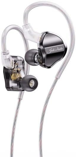 Fii O/Jade Audio JD1 High-Performance Dynamic Driver Earbuds – Superior Hi-Fi Bass Stereo In-Ear Monitors for Audiophiles and Gamers – Lightweight, Ergonomic Design with Built-in Mic for Gaming and Calls – Enhanced Device Compatibility, Perfect for On-the-Go Listening – Stylish Black Finish for the Modern Audio Enthusiast