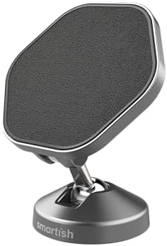 Elevate Your Driving Experience with the Smartish Mag Safe Car Mount – Mountaineer | Premium Magnetic Phone Holder for i Phone 16/15/14/13/12 | Extra Strength Adhesive for Secure Dashboard Mounting | Stylish Beige Design with 360-Degree Rotation for Optimal Viewing | Perfect Accessory for Seamless Connectivity and Navigation