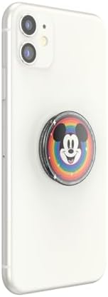 Disney Classic Mouse Pop Sockets Phone Grip with Versatile Kickstand – Ultimate Anti-Drop Phone Holder for One-Handed Use and Easy Style Switchability – Compatible with i Phone, Samsung, and Most Cases – Ideal for Wireless Charging and Everyday Convenience