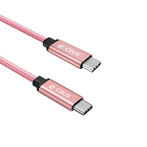 CBUS 10 ft USB-C to C Fast Charging Cable – Heavy-Duty Braided Cord for i Phone 16/15/Pro/Max/Plus & Android Devices – Superior Durability & Super Speed USB-C Charger in Stylish Purple – Unmatched Flexibility for Home & Travel Use
