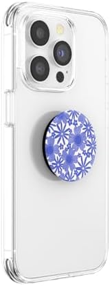 Magnetic Pop Grip for Mag Safe – Elegant Enamel Rose Noir | Multifunctional Phone Stand with Secure Grip & Customizable Swappable Top | Effortless Hands-Free Viewing Kickstand | Wireless Charging Compatible Accessory for Enhanced Smartphone Usability