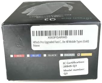 Revolutionize Your Commute with HITech Pro 15 W Qi Fast Car Wireless Charger Holder – Magnetic Air Vent Mount with Dual-Port Adapter for Effortless Charging of i Phone & Samsung Smartphones – Premium Performance and Ultimate Compatibility