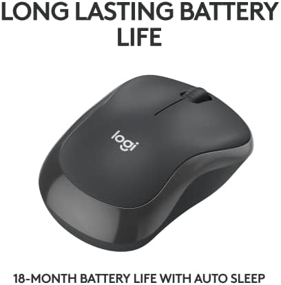 Logitech M240 Silent Bluetooth Mouse – Wireless & Compact Design for Effortless Navigation, 18-Month Battery Life, and Smooth Tracking on All Surfaces – Ideal for Windows, mac OS, Chrome OS – Portable Off White Solution for Professionals on the Go