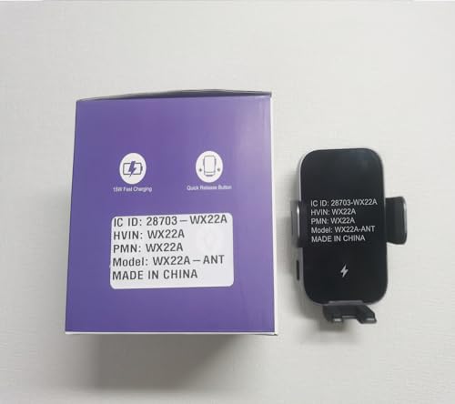 Elevate Your Driving Experience with the OBRFFE Wireless Car Charger Mount – Auto-Clamping Design for Effortless 15 W Fast Charging – Compatible with i Phone 16/15/14/13/12 Pro Max & Samsung Galaxy S25/S24+/S23 Ultra/S22/S21+ – Versatile Dash, Windshield & Vent Installation – Secure Your Device with Style and Convenience