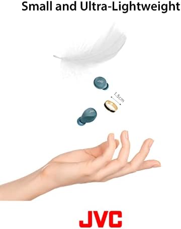 JVC Gumy Mini True Wireless Earbuds – Ultra-Light Bluetooth Headphones with Neodymium Drivers, 23-Hour Battery for Uninterrupted Music, IPX4 Water-Resistant Design Perfect for Active Lifestyles, Effortless Device Pairing for On-the-Go Listening