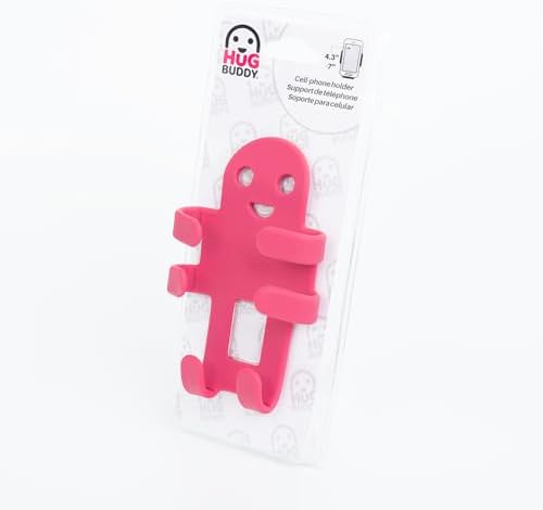 Marvel Spiderman Hug Buddy Adjustable Air Vent Smartphone Holder – Universal Car Mount for i Phone, Samsung Galaxy, LG & More – Secure & Stylish Phone Accessory for Safe Driving & Easy Navigation