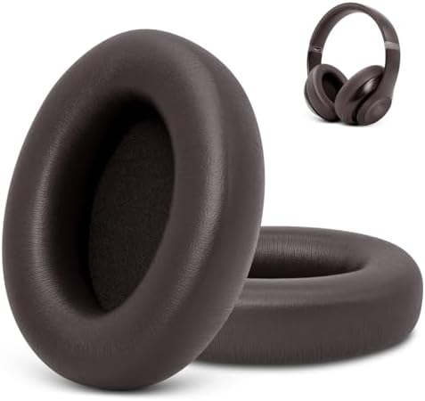 Revolutionize Your Listening with GVOEARS Navy Blue Ear Pads – Premium Protein Leather Replacement Cushions for Beats Studio Pro Wireless Headphones, Unmatched Comfort & Acoustic Excellence, Secure Adhesive for Long-Lasting Fit