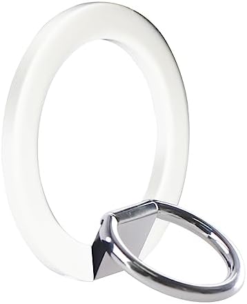Magnetic Phone Ring Stand Holder Cell Phone Ring Holder 360 Degree Rotation Finger Ring Grip Adjustable Kickstand & Magnet Wireless Charging for iPhone 14 Plus 13 12 Pro Max Mini Accessories – White – Enhanced Compatibility and Speed