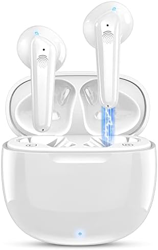 Transform Your Audio Journey with Drsaec Bluetooth 5.3 Wireless Earbuds – Immersive Deep Bass, IP7 Waterproof Protection & Advanced Noise Cancellation for Ultimate Comfort – Ideal for i OS and Android Users