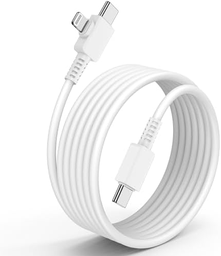 Ultra-Long 10 FT i Phone Fast Charger Cable – Type C to Lightning USB-C Cord for i Phone 16 Pro Max, 15 Series, i Pad & Mac Book Pro – Rapid Charging & Enhanced Durability for Seamless Connectivity
