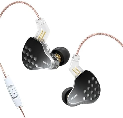 Elevate Your Audio Experience with KBEAR Robin Hybrid In-Ear Monitors – Advanced 1 DD + 4 BA Configuration for Audiophiles – Exceptional Noise Isolation Earphones with Integrated Microphone – Ergonomic Design for Ultimate Comfort and Universal Device Compatibility – Ideal for Musicians and Daily Listening