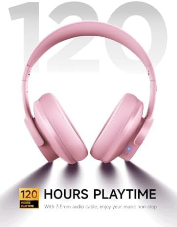 Transform Your Sound Experience with Picun B8 Over-Ear Wireless Bluetooth Headphones – Incredible 120-Hour Battery Life, Custom EQ Modes, and Powerful Deep Bass for Ultimate Immersion – Ideal for Travel, Office, and Daily Adventures in Chic Purple