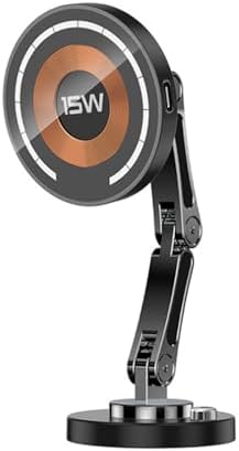 Transform Your Driving Experience with the 15 W Magnetic Wireless Car Charger Mount – Versatile 360° Adjustable Holder for i Phone 12-16 & Samsung Devices – Effortless Fast Charging & Secure Navigation on Dashboard or Windshield