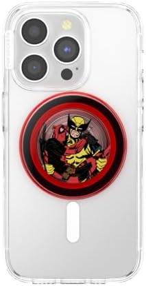 Marvel Captain America Mag Safe Pop Socket Grip – Secure Enamel Phone Holder with Kickstand, Wireless Charging Ready, Lightweight Design for Ultimate Usability and Marvel Fandom Style