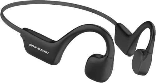 Transform Your Audio Experience with Osso Bluetooth Bone-Conduction Headphones – Open-Ear Wireless Earbuds Featuring Built-in Microphone for Unmatched Comfort and Situational Awareness, Ideal for Athletics and Everyday Life