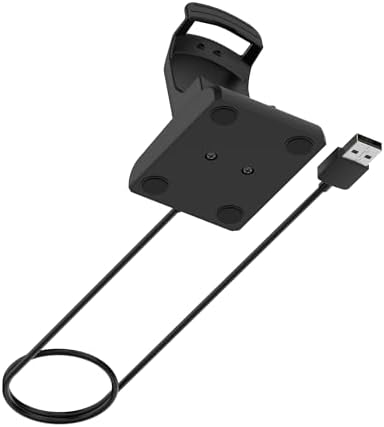 Premium USB Charger Dock for Tec Tec Tec ULT-G Golf Watch – High-Speed Replacement Charging Cable with Enhanced Compatibility for Smart Golfers – Durable, Portable, and Sleek Black Design for Effortless Power on the Course