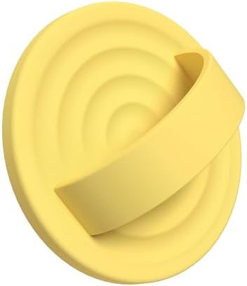 Upgraded Magnetic Phone Grip for i Phone: Premium Silicone Loop Holder with Mag Safe Compatibility – Ergonomic 360-Degree Stand, Non-Slip Design in Sleek Black for Enhanced Comfort and Secure Handling on i Phone 16/15/14/13/12 Pro Max/Plus