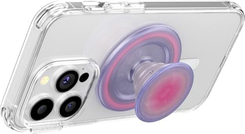Vibrant Mag Safe Rainbow Glass Pop Socket Grip & Stand – Secure Hands-Free Kickstand for Effortless Wireless Charging and Enhanced Smartphone Functionality