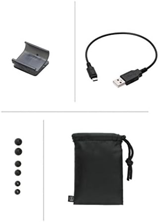 Audio-Technica ATH-CKR35 BTBK Bluetooth Wireless In-Ear Headphones – Premium Sound Isolation with In-Line Mic & Control, Ergonomic Comfort for Music & Calls, Versatile Compatibility, Sleek Black Design, Perfect for Active Lifestyles and Daily Use