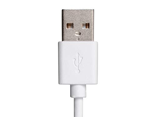 Monoprice 3-in-1 USB Multiport Charging Cable – 3 ft White – Versatile USB Micro-B, USB-C & Lightning Compatibility for Fast Charging and Data Transfer – Essential Tech Accessory for Home, Office, and Travel
