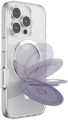 Mag Safe Pop Grip and Stand – Premium Magnetic Phone Accessory for i Phone – Customizable and Swappable Design for Optimal Grip and Hands-Free Convenience – Compatible with Wireless Charging, Elegant Black Finish for Enhanced Mobile Experience