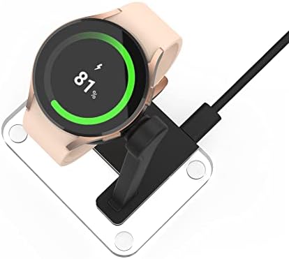 Galaxy Watch Fast Charger Dock – Universal Magnetic Charging Station for Galaxy Watch 8/7/6/5/5 Pro/4/3 and Active/Active2 – Sleek, Portable Design for Quick Power Boosts with Enhanced Compatibility and Durability