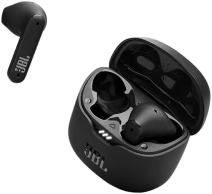 JBL Tune Flex True Wireless Noise Cancelling Earbuds – Effortless Audio Freedom in Sleek Black Design with Ergonomic Comfort and 8-Hour Playtime for On-the-Go Listening