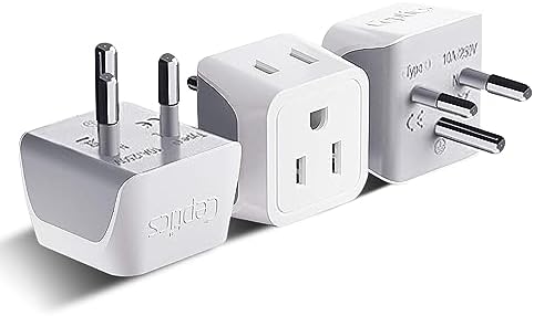 Ultimate Universal Travel Adapter: 35 W Fast Charging Power Converter with PD & QC 3.0, Dual USB-C & Triple USB Ports for Seamless Global Connectivity – Compatible with Type A, C, G, I Outlets for Effortless Charging Across EU, US, UK & Beyond – Perfect Travel Companion for Modern Explorers