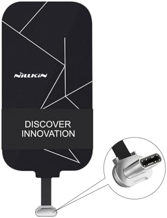 Enhance Your Charging Experience with Nillkin Qi Wireless Charging Receiver & Adapter for Google Pixel, Samsung Galaxy A Series, LG Phones – Fast Charging Module for USB-C Devices – Compact, Durable, and Effortless Power Solutions