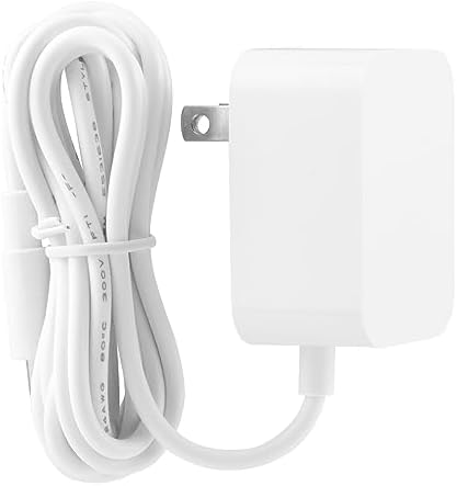 LEFXMOPHY 5 ft UL Certified Power Adapter for VTech Baby Monitors – Reliable Replacement Charger for RM7764-2, RM7764 HD, RM5764-2 & VM818 HD – Safe, Efficient Charging with Extended Cord for Versatile Placement and Dependable Performance
