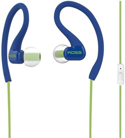 Vibrant Violet Koss KSC32 i V Sport Clip Headphones – Lightweight, Sweat-Resistant Earbuds for Active Lifestyles with Enhanced Device Compatibility and Dynamic Sound Quality
