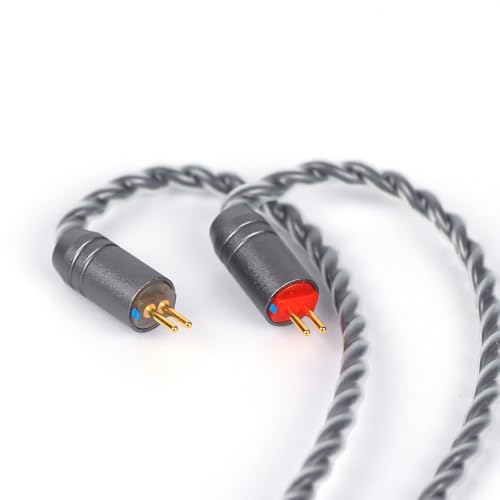 Elevate Your Sound Quality with Tripowin Grace Silver-Plated OFC Detachable Earphone Cable – Tangle-Free 0.78 mm 2-Pin & MMCX Compatibility, Built-in Microphone for Effortless Smart Controls, Ideal for Discerning Audiophiles and Music Enthusiasts