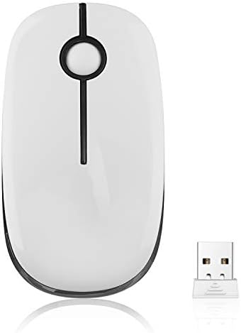 Sleek Vssoplor Wireless Mouse – Ultra-Slim Silent Optical Companion for Laptops & PCs | 2.4 GHz Nano Receiver, Perfect for Quiet Workspaces & Travel | Enhanced Compatibility for Windows, Mac & Linux