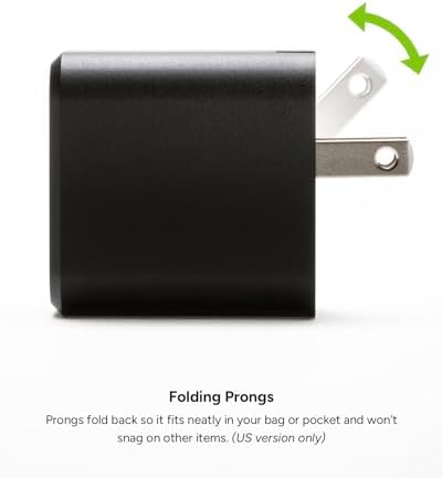 Mophie 100 W Ga N USB-C Power Adapter – Triple-Device Fast Charger for Mac Book, i Pad, i Phone, Samsung Galaxy, Google Pixel & More – Includes 1.5 m USB-C Cable – Eco-Friendly Design for Sustainable Charging on the Go