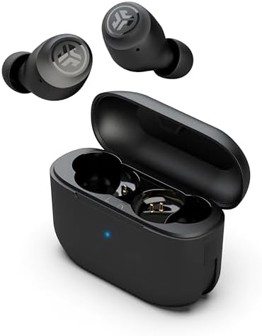JLab Go Air Pop True Wireless Earbuds – 32 Hours Playtime, Dual Connect Bluetooth Earphones with EQ3 Sound, Lightweight In-Ear Headphones for Ultimate Comfort and Crystal-Clear Calls, USB Charging Case Included, Perfect for Active Lifestyles and Everyday Use