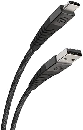 Scosche HDCAB4-SP Heavy-Duty 4-ft USB to Type-C Charging & Sync Cable – Fast, Durable, and Tangle-Free for Seamless Device Compatibility and Optimal Performance