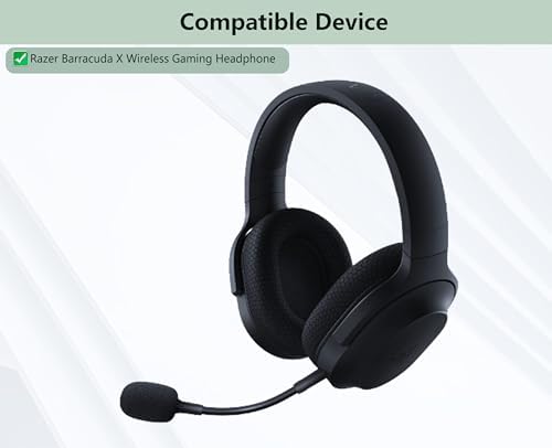 Ultimate Comfort Replacement Earpads for Razer Barracuda X Wireless Gaming Headphones – Premium Protein Leather & Adaptive Memory Foam for Enhanced Audio Experience and Durability