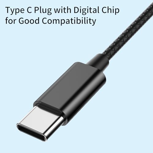 Elevate Your Audio Experience with Holiper USB C Dual Driver Wired Earbuds – Over-Ear Sports Headphones Featuring Extra Bass for Gaming, Daily Use & More – Comfortable, Secure Fit with Integrated Mic for Phones, PCs & Tablets – Perfect for Music Lovers on the Go