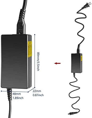 Universal 18 V AC Power Adapter with 7 Interchangeable Tips – 2.69 A High-Speed Charger for Multi-Device Compatibility Including Soundbars, Printers, and Cricut Machines – UL/CE/FCC Certified for Enhanced Safety and Reliability – Versatile Barrel DC Plug (5.5 x2.1 mm) with Global Input Voltage (100-240 V) for Seamless Use Anywhere – Ideal Replacement for Original Chargers and Power Supplies – 36 Months Warranty for Peace of Mind