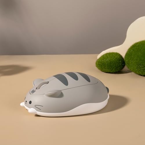 Akko Cat Theme Pink Wireless Gaming Mouse – Tri-Mode Connectivity for Seamless Use Across Devices, Adorable Cartoon Design for Enhanced Aesthetic, Ergonomic & Lightweight for Extended Comfort, Ideal for Mac & Windows Users – Elevate Your Gaming Experience with Style!