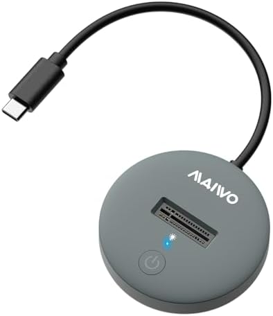 MAIWO Tool-Free M.2 NVMe SATA SSD to USB-C Adapter – 10 Gbps High-Speed Docking Station with UASP & Trim Support, 8 TB Capacity, Ultimate Storage Expansion for Professionals and Creatives